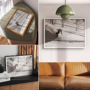 Plakat Weißes Abenteuer