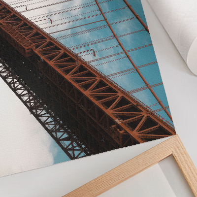 Poster mit Motiv der großen Brücke