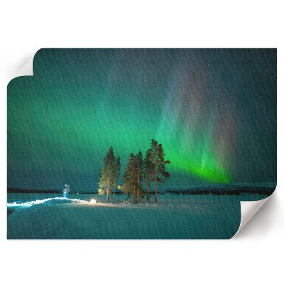 Wandposter mit Motiv der magischen Aurora