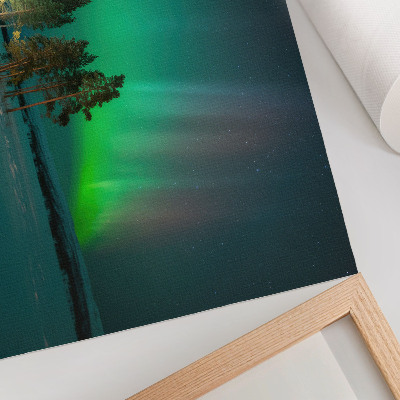 Wandposter mit Motiv der magischen Aurora