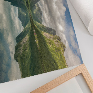 Poster druck Berglandschaft