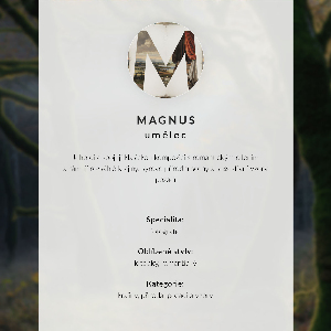 Poster druck Berglandschaft