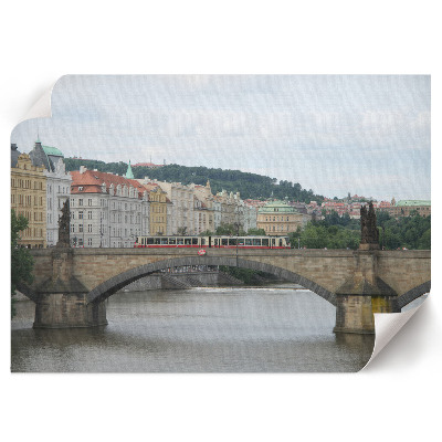 Plakat mit Stadtlandschaft