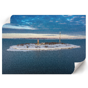 Wandposter Winterlandschaft