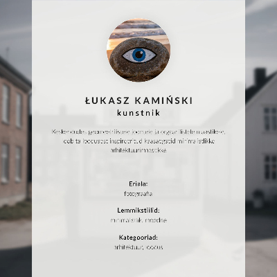 Poster mit Motiv einer Meeresbrücke