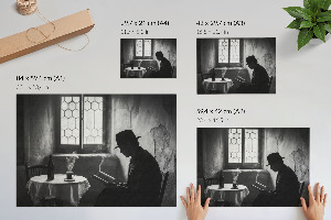 Poster druck Träumerei und Eleganz