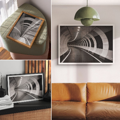 Plakat „Moderner Tunnel”