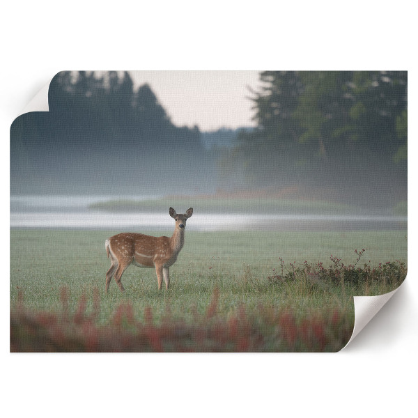 Poster mit Waldlandschaft