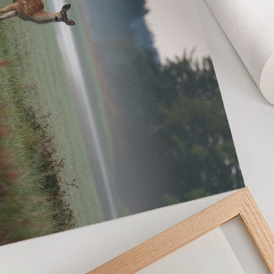 Poster mit Waldlandschaft