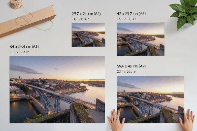 Poster mit Motiv „Stadtbrücke”