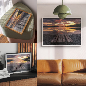 Poster bilder Lake West