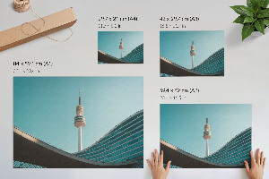 Wandposter Stadtlandschaft