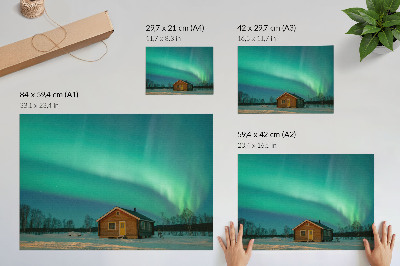 Plakat „Winter-Aurora