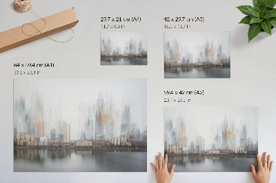 Poster „Die Stadt ist neblig“