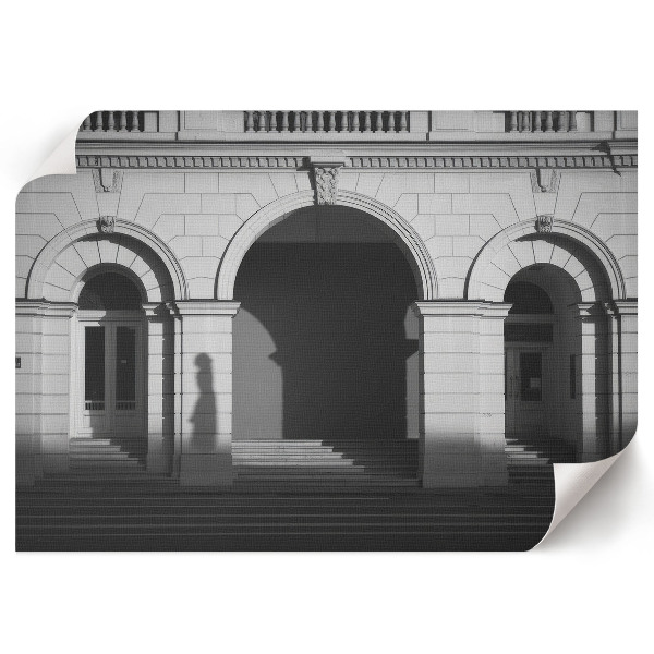 Wandposter Schatten und Bögen