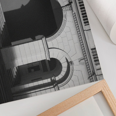Wandposter mit Motiv „Schatten und Bögen”
