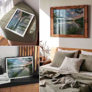 Poster Sonnenuntergang