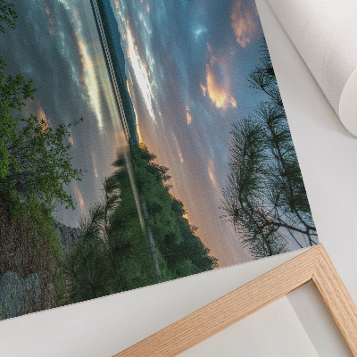 Poster mit Motiv Sonnenuntergang
