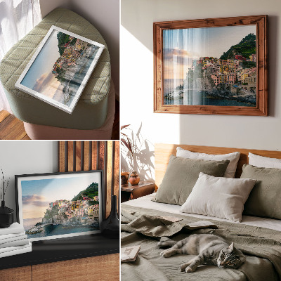 Wandposter mit Motiv einer italienischen Landschaft