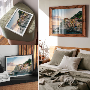 Wandposter Italienische Landschaft