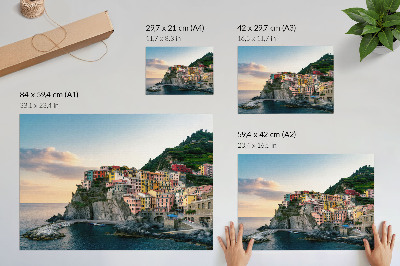 Wandposter mit Motiv einer italienischen Landschaft
