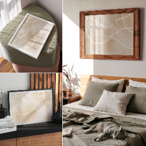 Poster bilder Abstrakte Eleganz