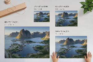 Poster Berglandschaft