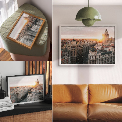 Plakat mit Motiv Sonnenuntergang