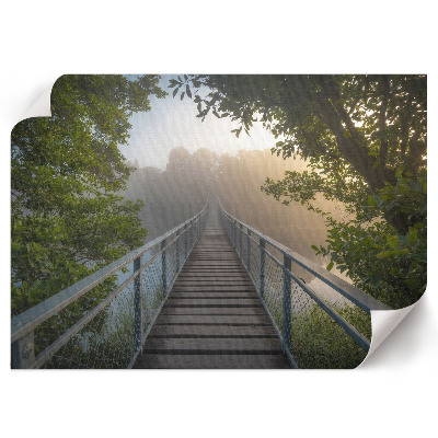Wandposter „Nebelbrücke“