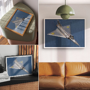 Poster bilder Militärflugzeug