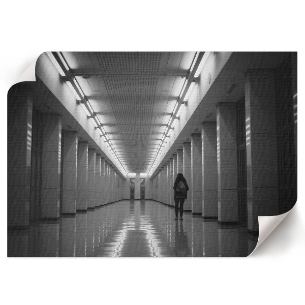 Wandposter Minimalistischer Korridor