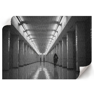 Wandposter Minimalistischer Korridor