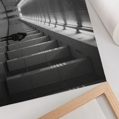 Wandposter „Minimalistischer Korridor“