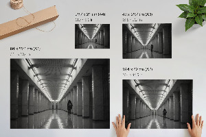 Wandposter Minimalistischer Korridor