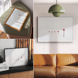 Poster bilder Winterminimalismus