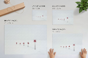 Poster bilder Winterminimalismus