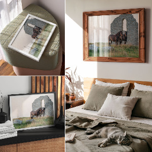 Poster Pferde und Natur