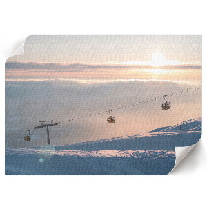 Poster Morgen in den Bergen