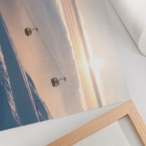 Poster Morgen in den Bergen