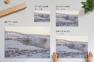 Plakat Winterpanorama