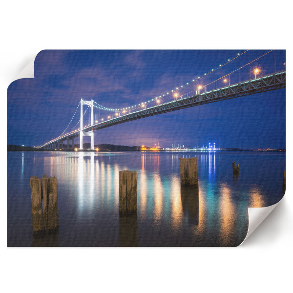 Poster bilder Nachtbrücke