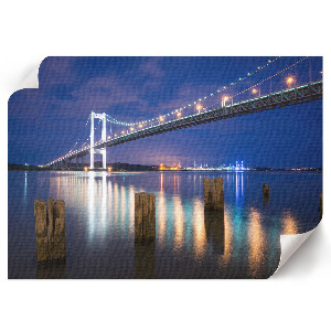 Poster bilder Nachtbrücke