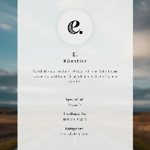 Wandposter Berglandschaft