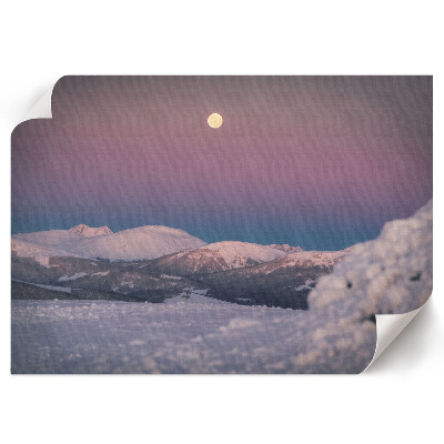 Poster mit Motiv einer Winterlandschaft