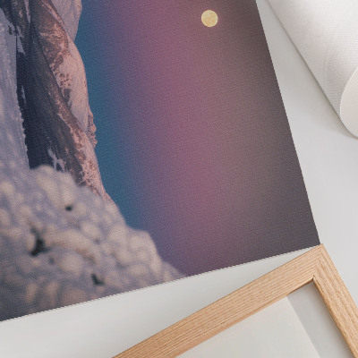 Poster mit Motiv einer Winterlandschaft