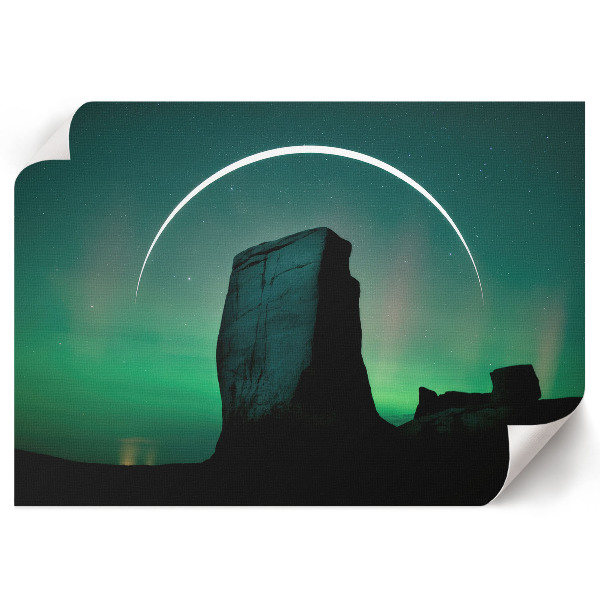 Poster druck Weltraumfelsen