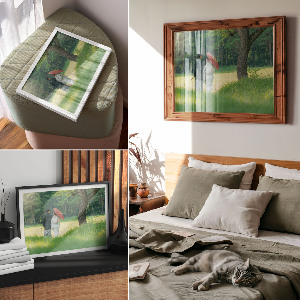 Plakat Japanisches Paar