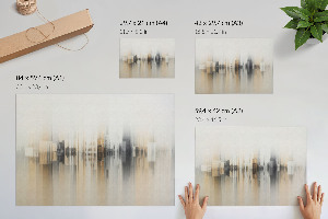 Wandposter Gemalte Abstraktion