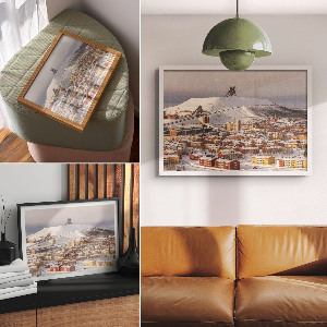 Plakat Winterlandschaft