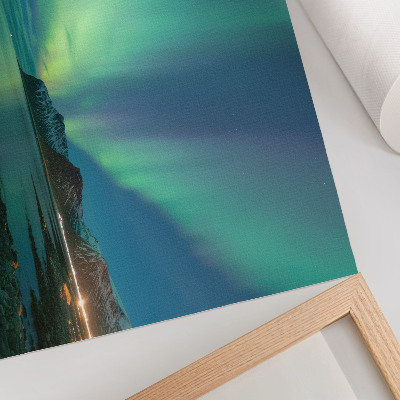 Wandposter mit Motiv Nordlicht